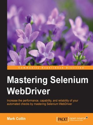cover image of Mastering Selenium WebDriver